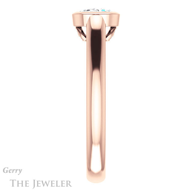 Emerald Cut Forever One Moissanite Engagement Ring #GTJ1065-emerald-fb-r 3 Emerald Cut Forever Brilliant Moissanite Engagement Ring #GTJ1065-emerald-fb-r