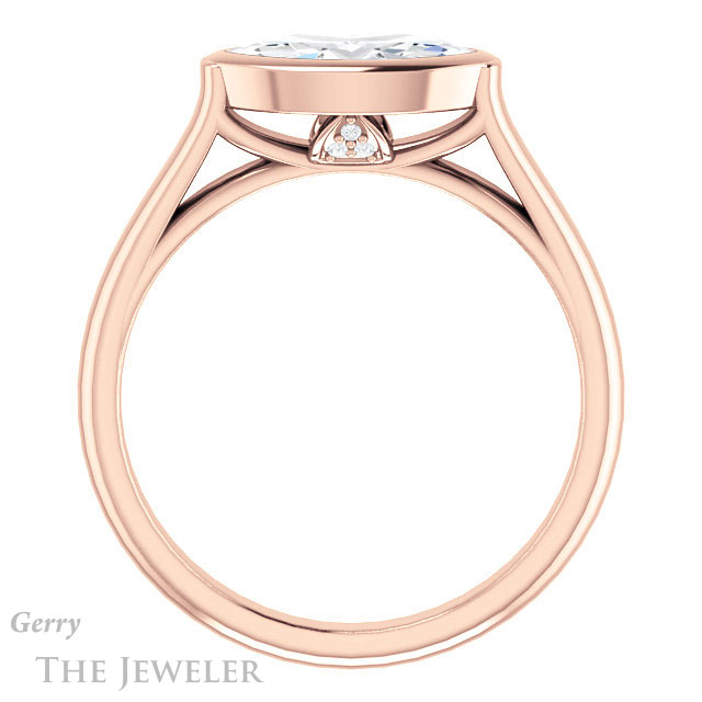 Marquise Cut Forever Brilliant Moissanite Engagement Ring #GTJ1065-marquise-fb-r