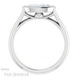 Marquise Cut Forever One Moissanite Engagement Ring #GTJ1065-marquise-fb-w 2 Marquise Cut Forever Brilliant Moissanite Engagement Ring #GTJ1065-marquise-fb-w