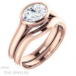 Oval Shaped Forever One Moissanite Engagement Ring #GTJ1065-oval-fo-r 6 Oval Shaped Forever One Moissanite Engagement Ring #GTJ1065-oval-fo-r