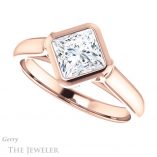 Princess Cut Forever One Moissanite Engagement Ring #GTJ1065-square-fo-r 5 Princess Cut Forever One Moissanite Engagement Ring #GTJ1065-square-fo-r