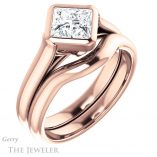 Princess Cut Forever One Moissanite Engagement Ring #GTJ1065-square-fo-r 6 Princess Cut Forever One Moissanite Engagement Ring #GTJ1065-square-fo-r