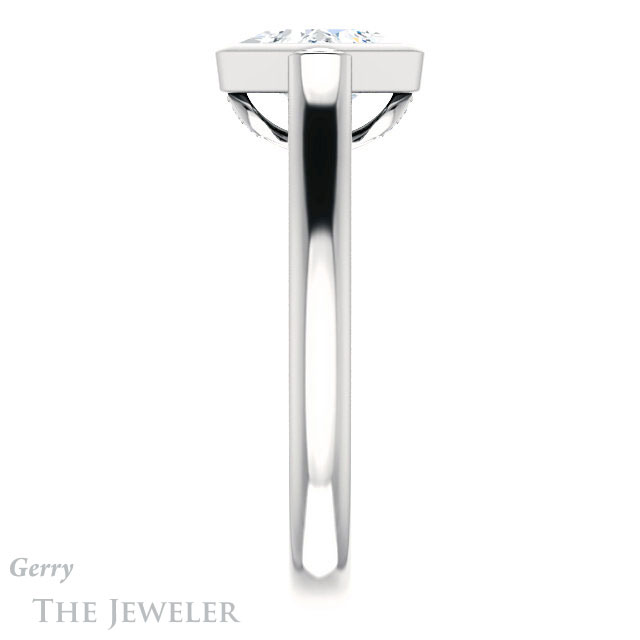 Princess Cut Forever One Moissanite Engagement Ring #GTJ1065-square-fo-w 3 Princess Cut Forever One Moissanite Engagement Ring #GTJ1065-square-fo-w