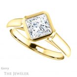 Princess Cut Forever One Moissanite Engagement Ring #GTJ1065-square-fo-y 5 Princess Cut Forever One Moissanite Engagement Ring #GTJ1065-square-fo-y