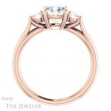 Cushion Cut Forever One Moissanite Engagement Ring #GTJ1066-cushion-fo-r