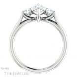 Marquise Cut Forever Brilliant Moissanite Engagement Ring #GTJ1066-marquise-fb-w