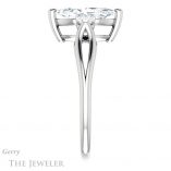 Marquise Cut Forever Brilliant Moissanite Engagement Ring #GTJ1066-marquise-fb-w