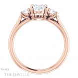 Oval Shaped Forever One Moissanite Engagement Ring #GTJ1066-oval-fo-r 2 Oval Shaped Forever One Moissanite Engagement Ring #GTJ1066-oval-fo-r