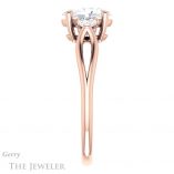 Oval Shaped Forever One Moissanite Engagement Ring #GTJ1066-oval-fo-r 3 Oval Shaped Forever One Moissanite Engagement Ring #GTJ1066-oval-fo-r