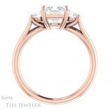 Princess Cut Forever One Moissanite Engagement Ring #GTJ1066-square-fo-r