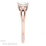 Princess Cut Forever One Moissanite Engagement Ring #GTJ1066-square-fo-r