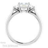 Princess Cut Forever One Moissanite Engagement Ring #GTJ1066-square-fo-w