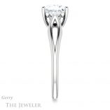 Princess Cut Forever One Moissanite Engagement Ring #GTJ1066-square-fo-w
