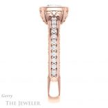 Cushion Cut Forever One Moissanite Engagement Ring #GTJ1067-cushion-fo-r