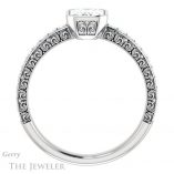 Emerald Cut Forever Brilliant Moissanite Engagement Ring #GTJ1067-emerald-fb-w