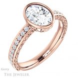 Oval Shaped Forever One Moissanite Engagement Ring #GTJ1067-oval-fo-r 4 Oval Shaped Forever One Moissanite Engagement Ring #GTJ1067-oval-fo-r