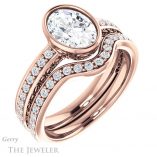 Oval Shaped Forever One Moissanite Engagement Ring #GTJ1067-oval-fo-r 6 Oval Shaped Forever One Moissanite Engagement Ring #GTJ1067-oval-fo-r