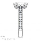 Oval Shaped Forever One Moissanite Engagement Ring #GTJ1067-oval-fo-w 3 Oval Shaped Forever One Moissanite Engagement Ring #GTJ1067-oval-fo-w