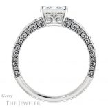 Princess Cut Forever One Moissanite Engagement Ring #GTJ1067-square-fo-w 2 Princess Cut Forever One Moissanite Engagement Ring #GTJ1067-square-fo-w