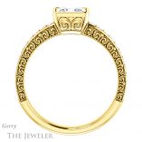 Princess Cut Forever One Moissanite Engagement Ring #GTJ1067-square-fo-y 2 Princess Cut Forever One Moissanite Engagement Ring #GTJ1067-square-fo-y