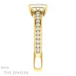 Princess Cut Forever One Moissanite Engagement Ring #GTJ1067-square-fo-y 3 Princess Cut Forever One Moissanite Engagement Ring #GTJ1067-square-fo-y