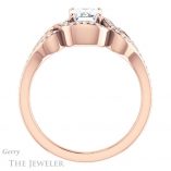 Emerald Cut Forever Brilliant Moissanite Engagement Ring #GTJ1069-emerald-fb-r