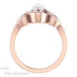 Marquise Cut Forever Brilliant Moissanite Engagement Ring #GTJ1069-marquise-fb-r
