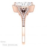 Marquise Cut Forever Brilliant Moissanite Engagement Ring #GTJ1069-marquise-fb-r