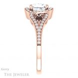 Princess Cut Forever One Moissanite Engagement Ring #GTJ1069-square-fo-r 3 Princess Cut Forever One Moissanite Engagement Ring #GTJ1069-square-fo-r