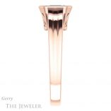 Emerald Cut Forever One Moissanite Engagement Ring #GTJ1070-emerald-fb-r 3 Emerald Cut Forever Brilliant Moissanite Engagement Ring #GTJ1070-emerald-fb-r