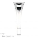 Emerald Cut Forever Brilliant Moissanite Engagement Ring #GTJ1070-emerald-fb-w