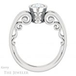 Marquise Cut Forever Brilliant Moissanite Engagement Ring #GTJ1070-marquise-fb-w