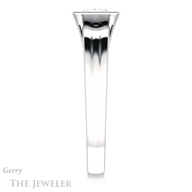 Princess Cut Forever One Moissanite Engagement Ring #GTJ1070-square-fo-w