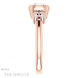 Cushion Cut Forever One Moissanite Engagement Ring #GTJ1071-cushion-fo-r