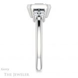 Emerald Cut Forever Brilliant Moissanite Engagement Ring #GTJ1071-emerald-fb-w