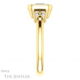 Emerald Cut Forever Brilliant Moissanite Engagement Ring #GTJ1071-emerald-fb-y