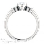 Marquise Cut Forever One Moissanite Engagement Ring #GTJ1071-marquise-fb-w 2 Marquise Cut Forever Brilliant Moissanite Engagement Ring #GTJ1071-marquise-fb-w