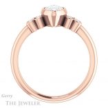 Pear Shaped Forever One Moissanite Engagement Ring #GTJ1071-pear-fb-r 2 Pear Shaped Forever Brilliant Moissanite Engagement Ring #GTJ1071-pear-fb-r