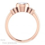 Round Cut Forever One Moissanite Engagement Ring #GTJ1071-round-fo-r 2 Round Cut Forever One Moissanite Engagement Ring #GTJ1071-round-fo-r
