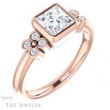 Princess Cut Forever One Moissanite Engagement Ring #GTJ1071-square-fo-r 4 Princess Cut Forever One Moissanite Engagement Ring #GTJ1071-square-fo-r
