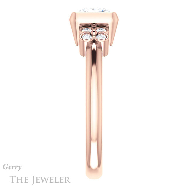 Princess Cut Forever One Moissanite Engagement Ring #GTJ1071-square-fo-r 3 Princess Cut Forever One Moissanite Engagement Ring #GTJ1071-square-fo-r