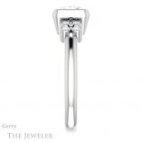 Princess Cut Forever One Moissanite Engagement Ring #GTJ1071-square-fo-w