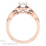 Emerald Cut Forever Brilliant Moissanite Engagement Ring #GTJ1072-emerald-fb-r