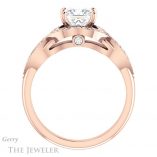 Princess Cut Forever One Moissanite Engagement Ring #GTJ1072-square-fo-r