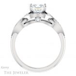 Princess Cut Forever One Moissanite Engagement Ring #GTJ1072-square-fo-w 2 Princess Cut Forever One Moissanite Engagement Ring #GTJ1072-square-fo-w