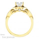 Princess Cut Forever One Moissanite Engagement Ring #GTJ1072-square-fo-y