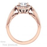 Cushion Cut Forever One Moissanite Engagement Ring #GTJ1073-cushion-fo-r