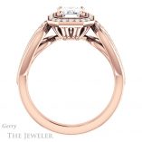 Emerald Cut Forever Brilliant Moissanite Engagement Ring #GTJ1073-emerald-fb-r