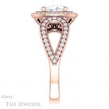 Oval Shaped Forever One Moissanite Engagement Ring #GTJ1073-oval-fo-r 3 Oval Shaped Forever One Moissanite Engagement Ring #GTJ1073-oval-fo-r