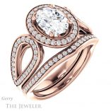 Oval Shaped Forever One Moissanite Engagement Ring #GTJ1073-oval-fo-r 6 Oval Shaped Forever One Moissanite Engagement Ring #GTJ1073-oval-fo-r